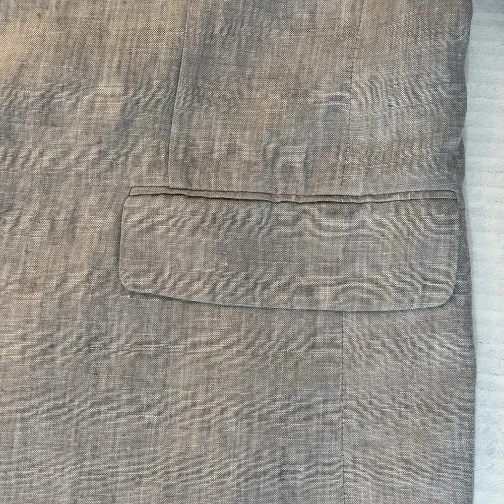 Mens 48 Linen Blazer Jacket‎ 2 Button Sport 1/4 Lined Luxury MINT Casual Summer